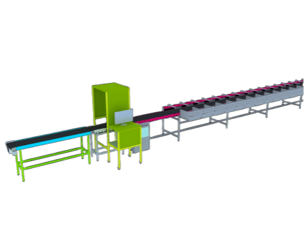Intelligent push-board sorter