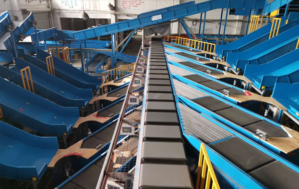 CROSS BELT SORTING LINE